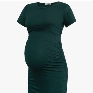 Short sleeve maternity dress